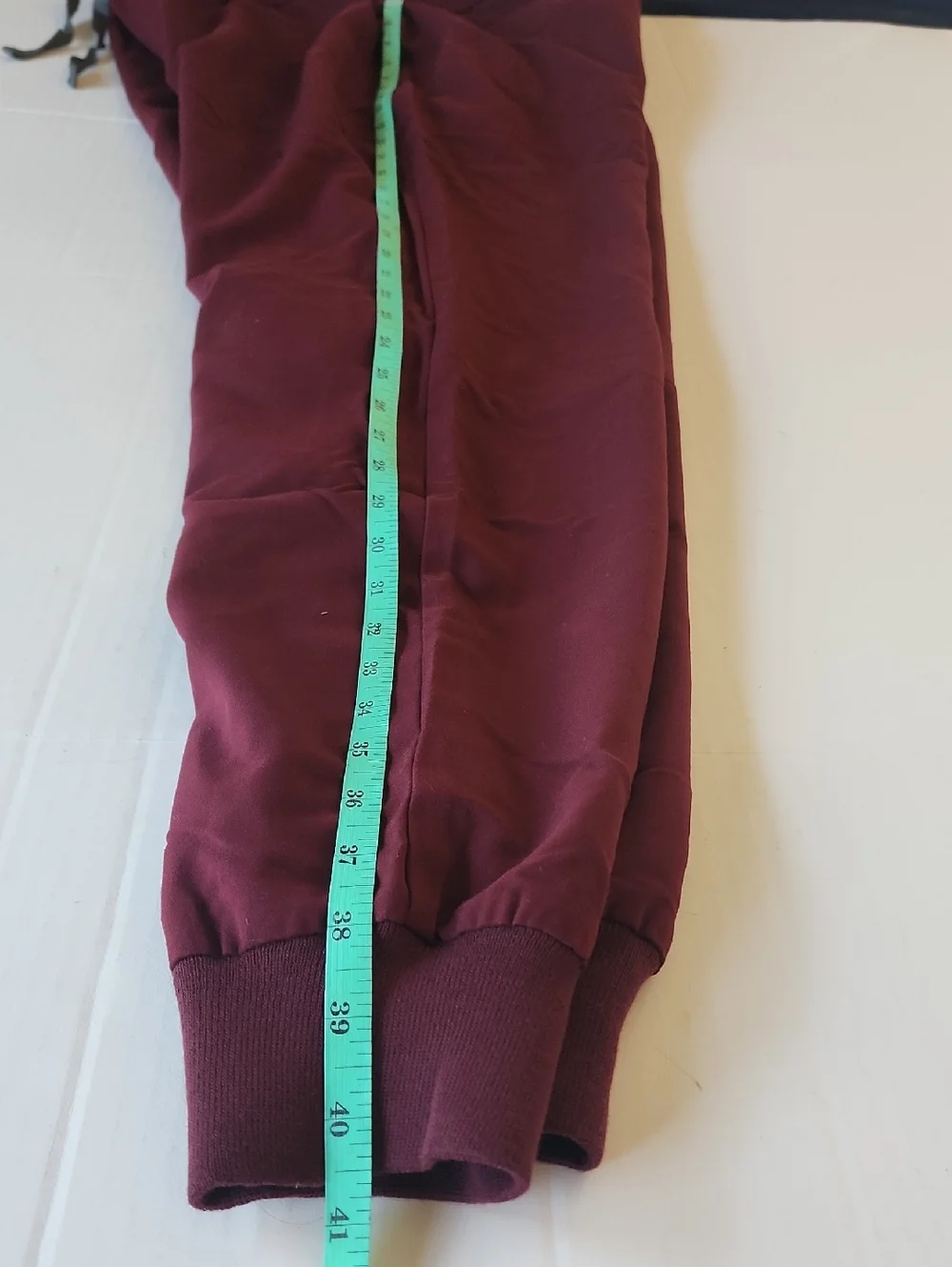 Figs Men's Tansen Jogger Scrub Pants, Burgundy, Large